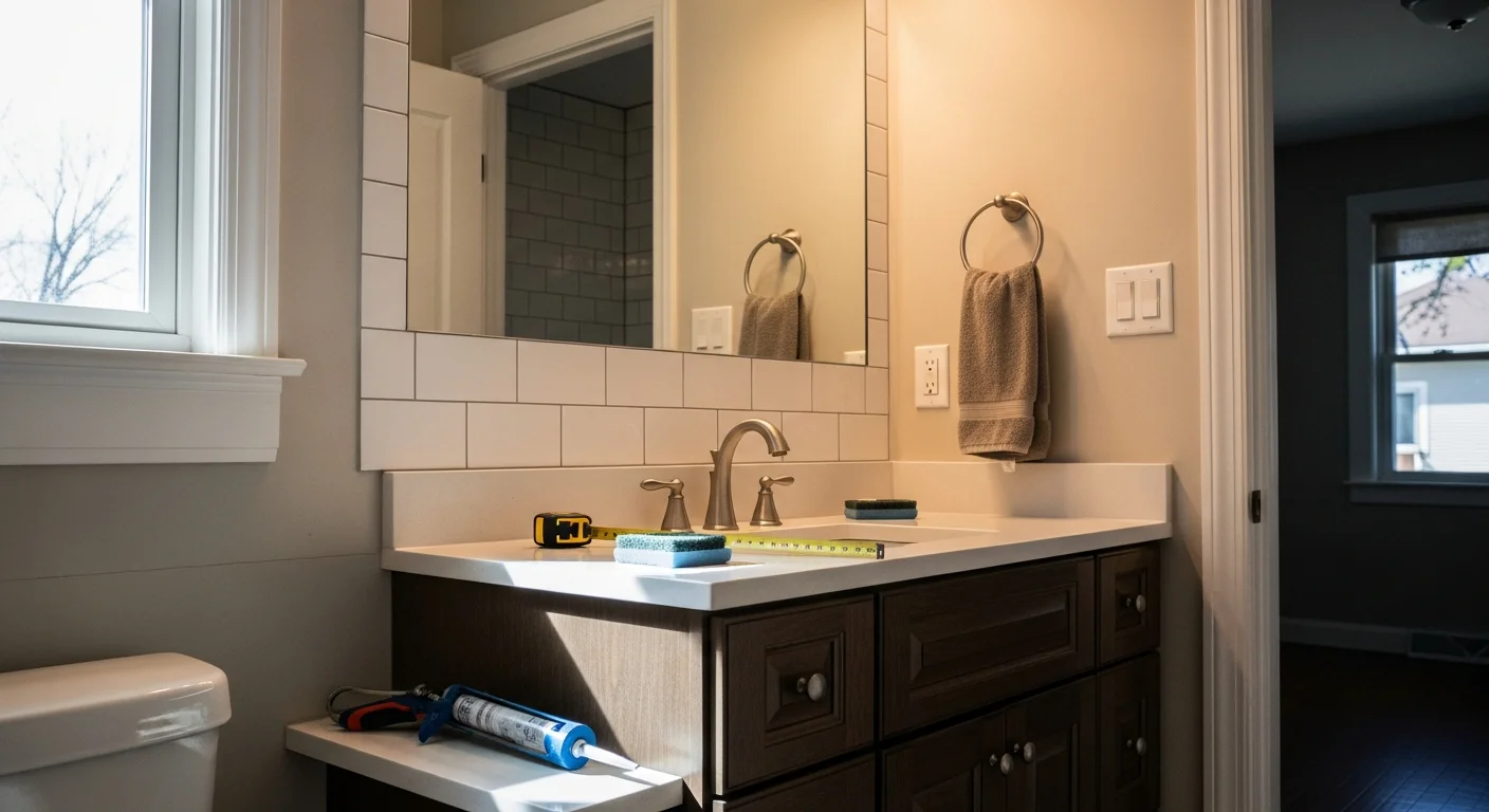 Modern kitchen with custom cabinets and granite countertops