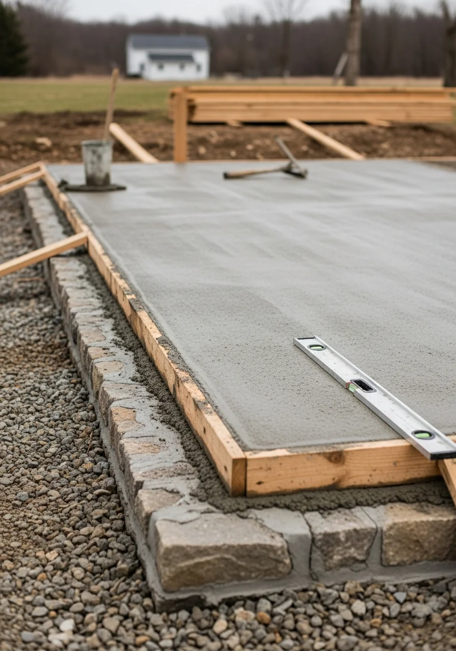 Close-up of quality work on a Geauga County property showing local building standards.