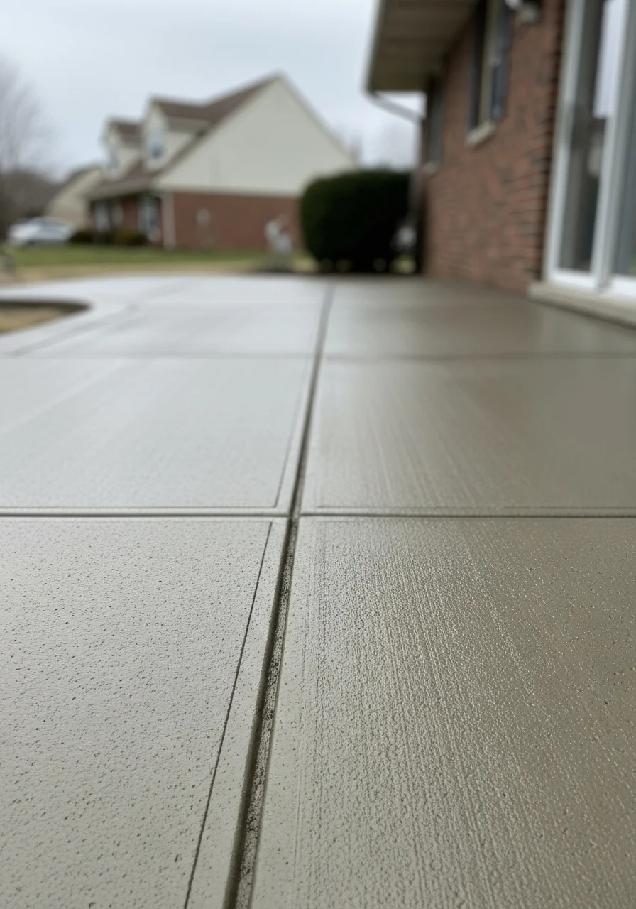 Close-up of completed work on a Portage County property showing quality craftsmanship.